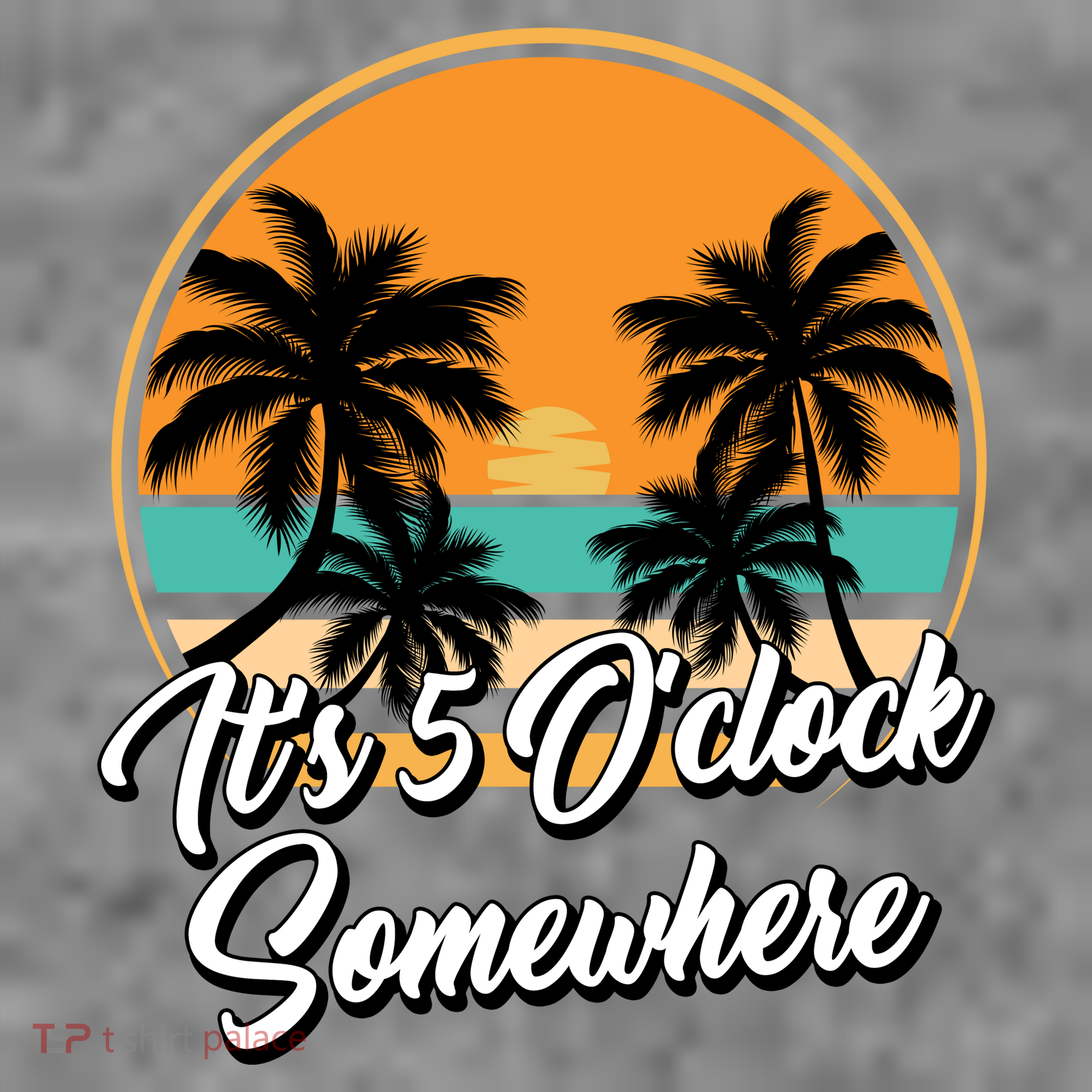 Its 5 O Clock Somewhere Funny Vacation Baby Bodysuit