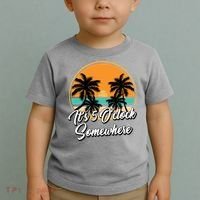 Its 5 O Clock Somewhere Funny Vacation Toddler T-Shirt thumb 2