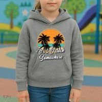 Its 5 O Clock Somewhere Funny Vacation Kids Hoodie thumb 3
