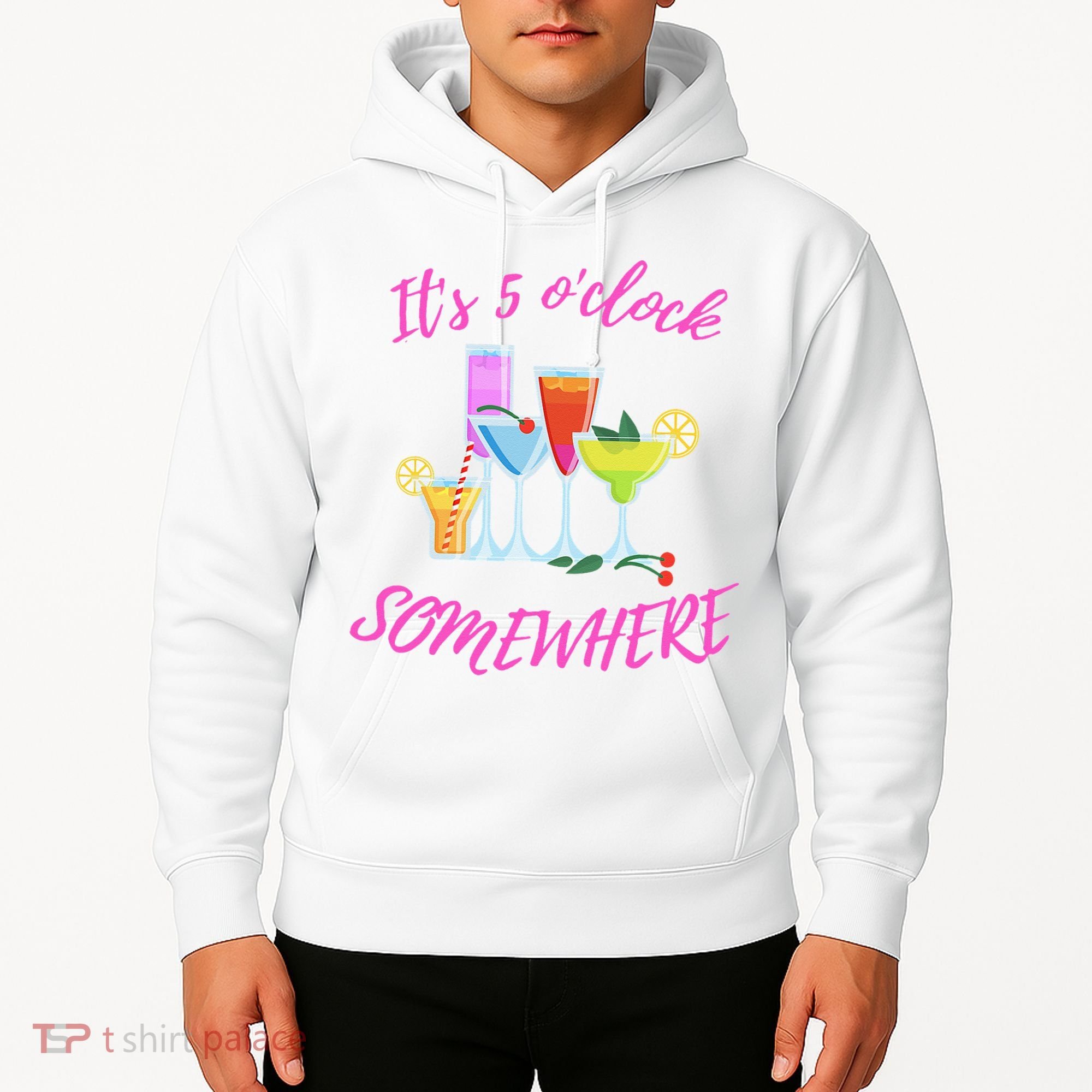 Its 5 O’clock Somewhere Hello Summer Beach Lover Summertime Hoodie
