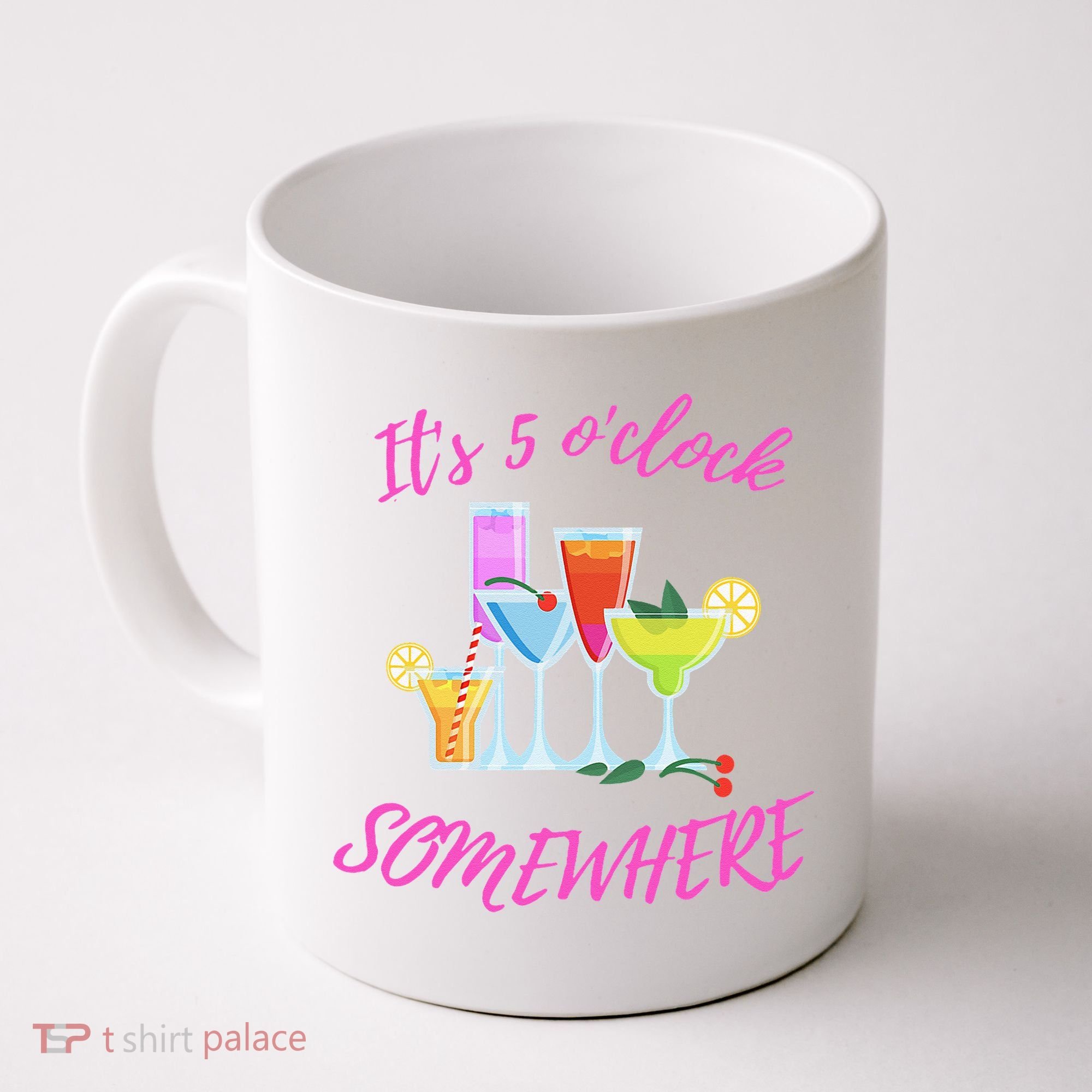 Its 5 O’clock Somewhere Hello Summer Beach Lover Summertime Coffee Mug