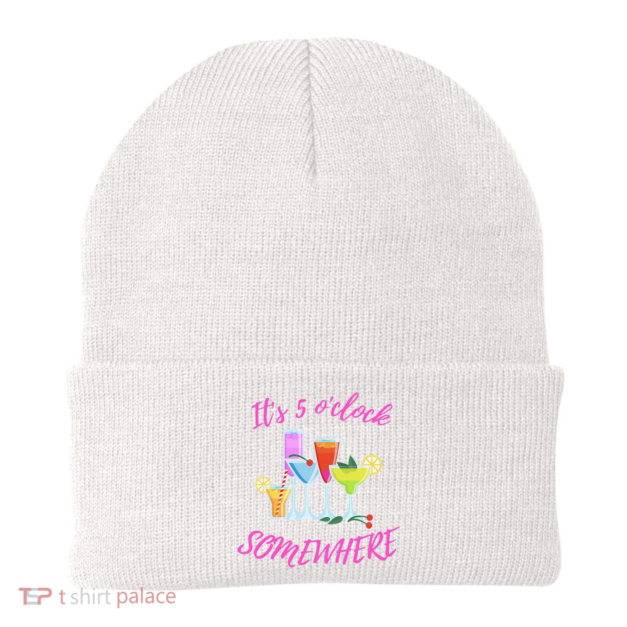 Its 5 O’clock Somewhere Hello Summer Beach Lover Summertime Beanie