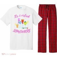 Its 5 O’clock Somewhere Hello Summer Beach Lover Summertime Pajama Set thumb 0