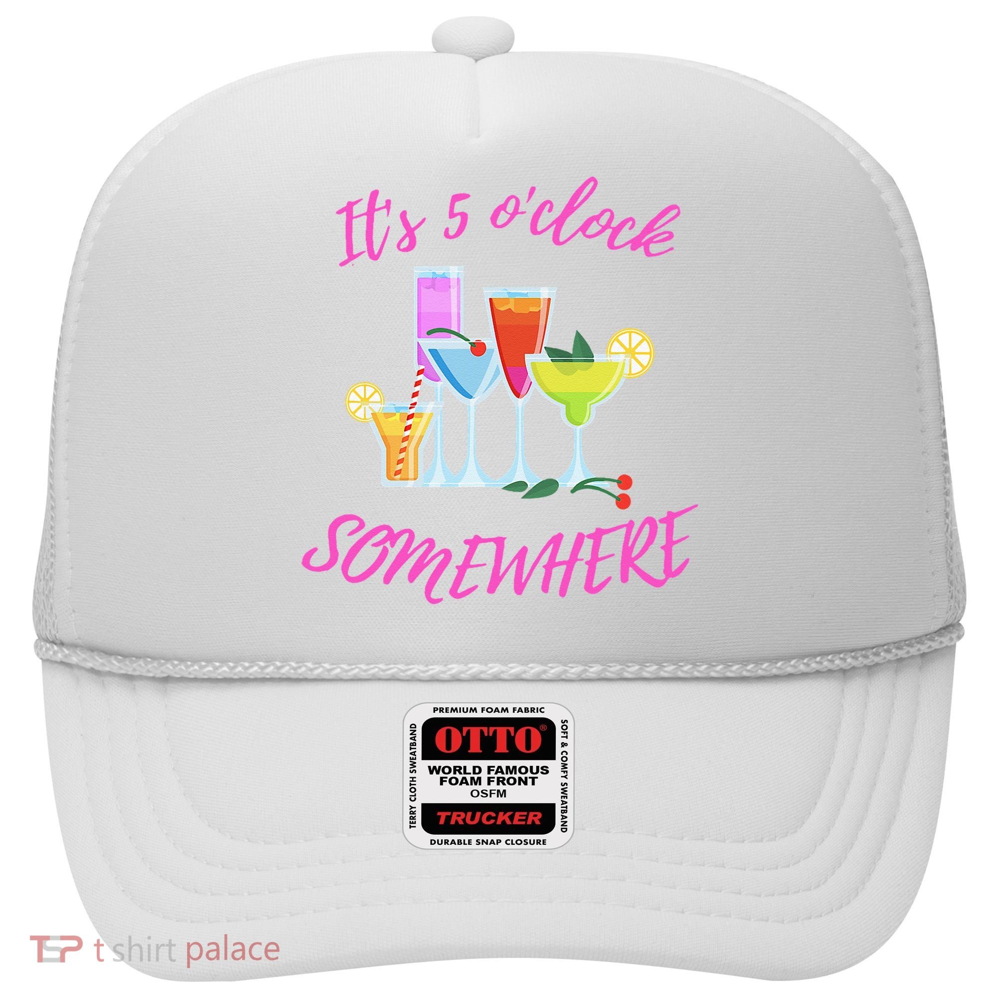 Its 5 O’clock Somewhere Hello Summer Beach Lover Summertime Hat