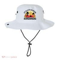 Its 5 O’clock Somewhere Summer Retro Sunset Drinking Bucket Hat thumb 0
