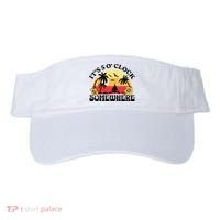 Its 5 O’clock Somewhere Summer Retro Sunset Drinking Visor thumb 0