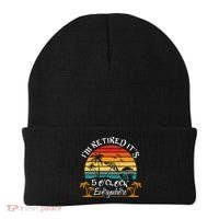 Its 5 OClock Everywhere Im Retired Summer Retirement Beanie thumb 0