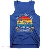 It's 5 O'Clock Everywhere I'm Retired Summer Retirement Tank Top thumb 0