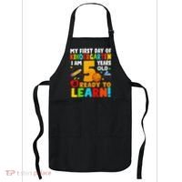 Im 5 Ready To Learn My First Day Of School Kindergarten Apron thumb 0