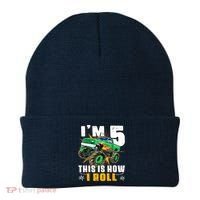 Im 5 This Is How I Roll Monster Truck 5th Birthday Boy Beanie thumb 0