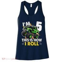 IM 5 This Is How I Roll Monster Truck 5th Birthday Women's Tank Top thumb 0