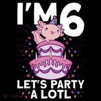 I'm 6 Bday Axolotl Party Cute 6th Birthday Axolotl Coffee Mug thumb 5