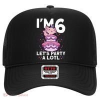 I'm 6 Bday Axolotl Party Cute 6th Birthday Axolotl Hat thumb 0
