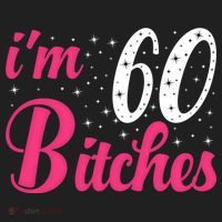 I'm 60 Bitches Wo 60th Birthday 60 Years Old Birthday Long Sleeve Golf Towel thumb 3