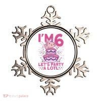 I'm 6 Bday Axolotl Party Cute 6th Birthday Axolotl Ornament thumb 0