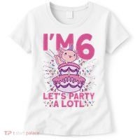 I'm 6 Bday Axolotl Party Cute 6th Birthday Axolotl Women's T-Shirt thumb 0
