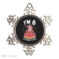 I'm 6 Birthday Axolotl Party 6th Birthday Cute Axolotl Ornament thumb 0