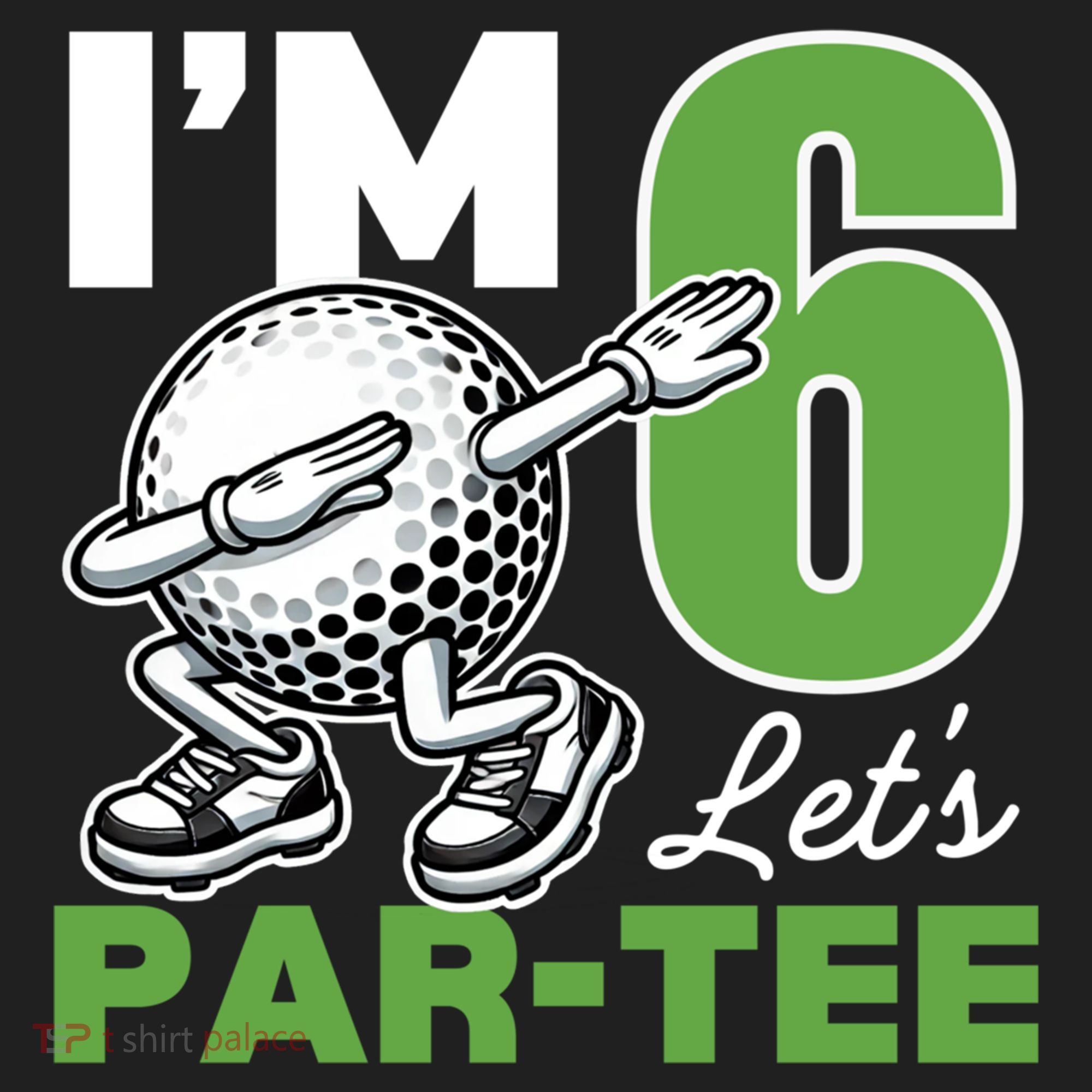 IM 6 LetS Par 6th Years Old Golf Party Birthday Gift Women's Sweatshirt