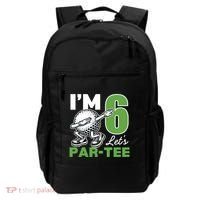 IM 6 LetS Par 6th Years Old Golf Party Birthday Gift Backpack thumb 0