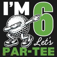 IM 6 LetS Par 6th Years Old Golf Party Birthday Gift Women's Hoodie thumb 2