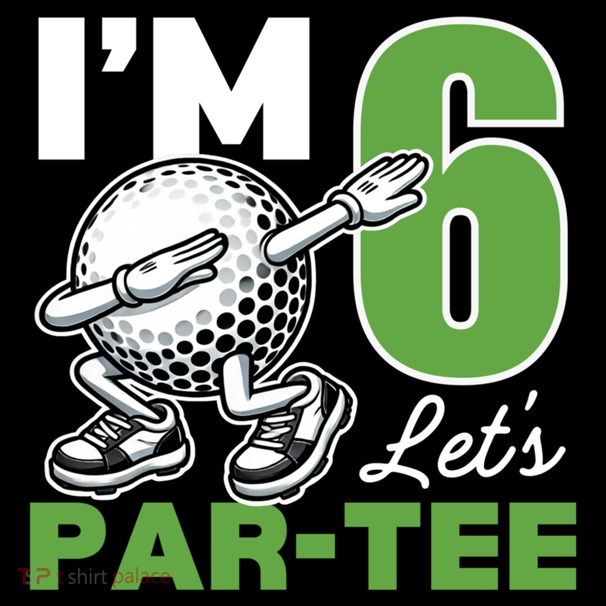 IM 6 LetS Par 6th Years Old Golf Party Birthday Gift Women's Hoodie