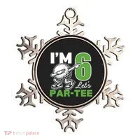 IM 6 LetS Par 6th Years Old Golf Party Birthday Gift Ornament thumb 0