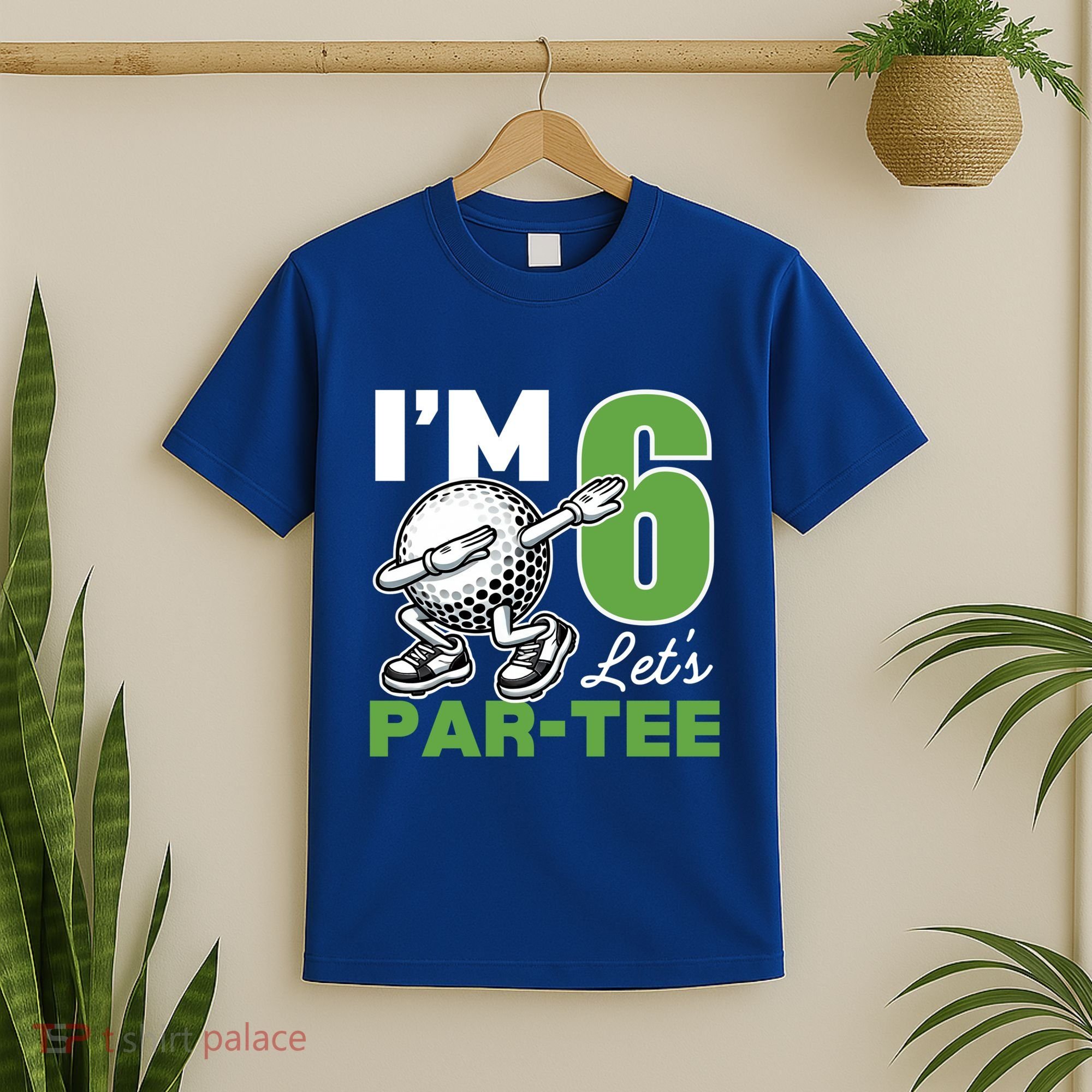 IM 6 LetS Par 6th Years Old Golf Party Birthday Gift T-Shirt