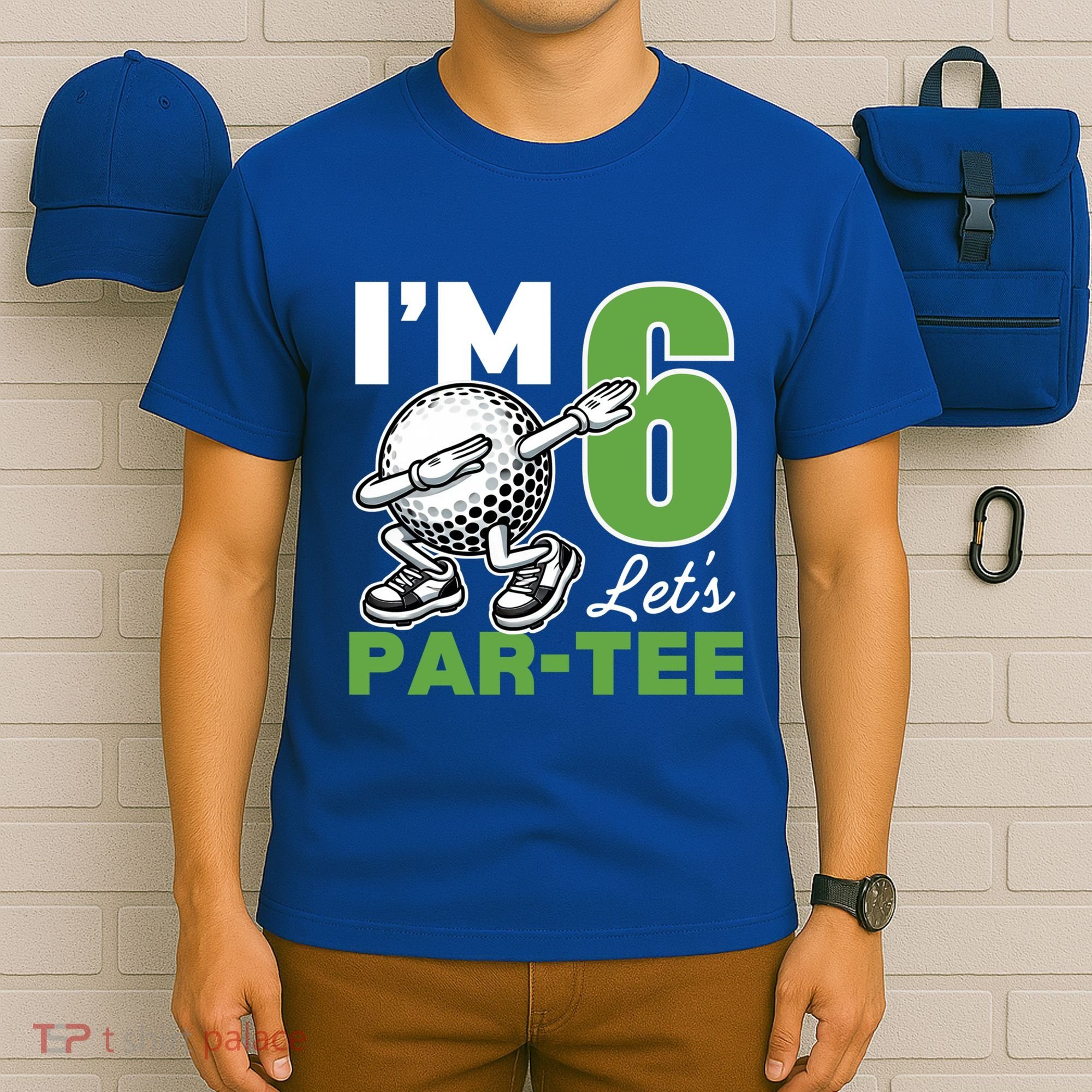 IM 6 LetS Par 6th Years Old Golf Party Birthday Gift T-Shirt
