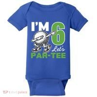 IM 6 LetS Par 6th Years Old Golf Party Birthday Gift Baby Bodysuit thumb 0