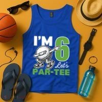 IM 6 LetS Par 6th Years Old Golf Party Birthday Gift Tank Top thumb 4