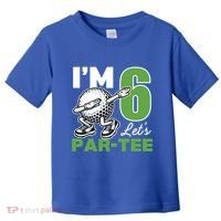 IM 6 LetS Par 6th Years Old Golf Party Birthday Gift Toddler T-Shirt thumb 0