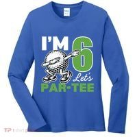 IM 6 LetS Par 6th Years Old Golf Party Birthday Gift Women's Long Sleeve Shirt thumb 0