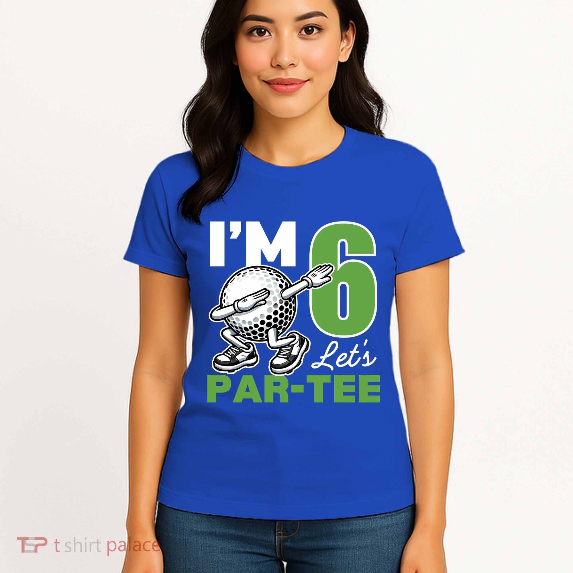 IM 6 LetS Par 6th Years Old Golf Party Birthday Gift Women's T-Shirt