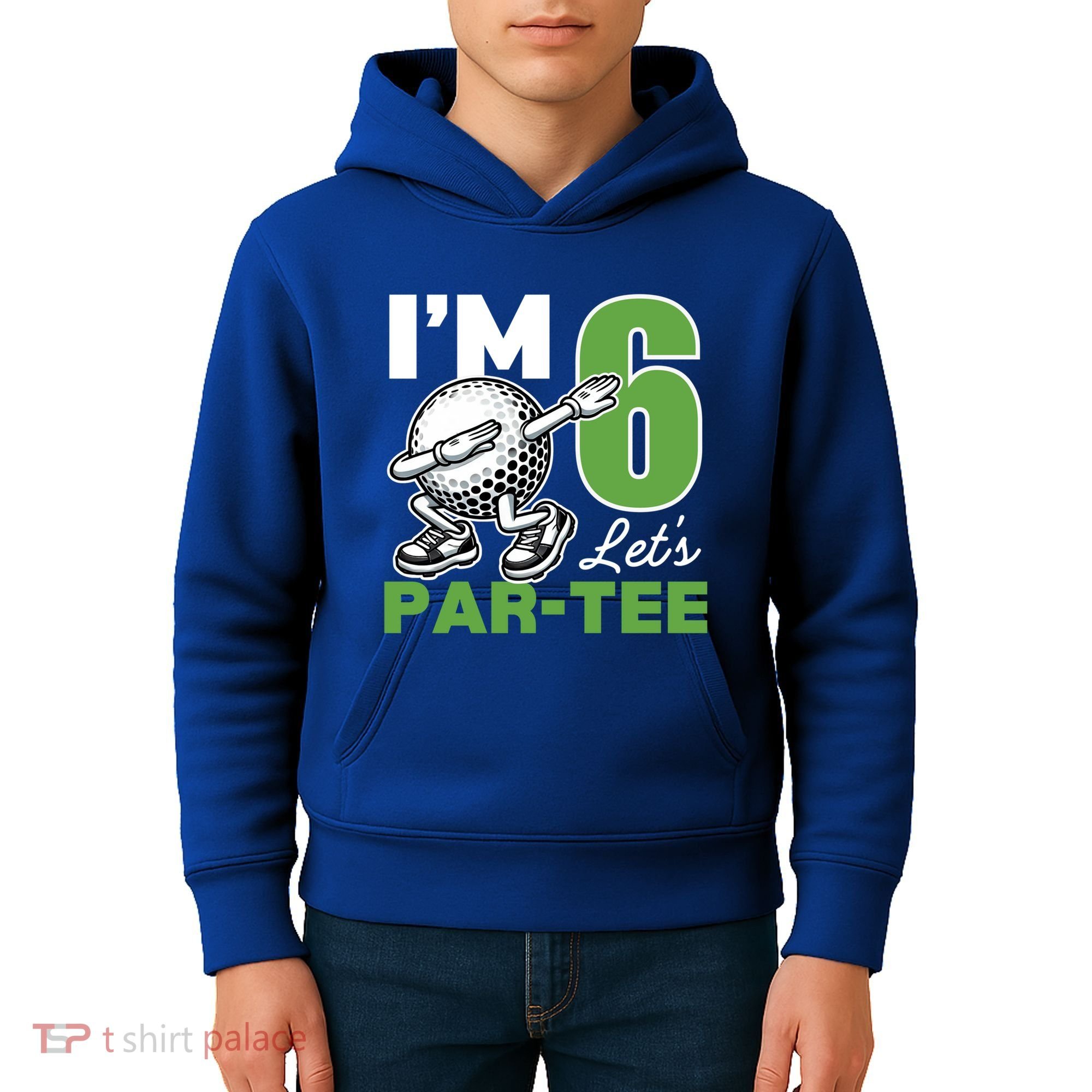 IM 6 LetS Par 6th Years Old Golf Party Birthday Gift Kids Hoodie