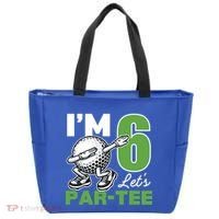 IM 6 LetS Par 6th Years Old Golf Party Birthday Gift Tote Bag thumb 0