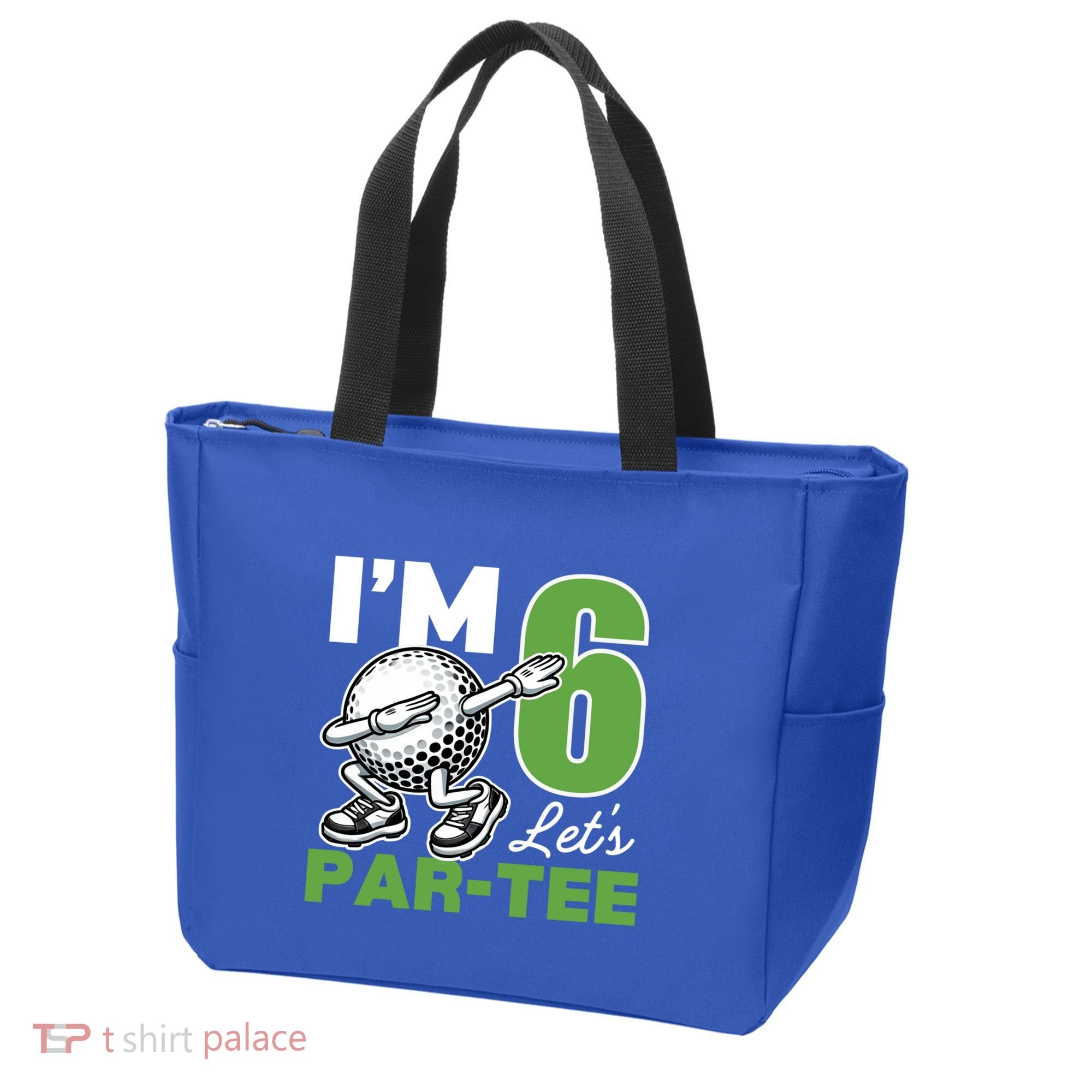 IM 6 LetS Par 6th Years Old Golf Party Birthday Gift Tote Bag