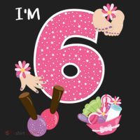 I'm 6 Spa Party Birthday Nail Polish Makeup Birthday Gift Women's Sweatshirt thumb 2