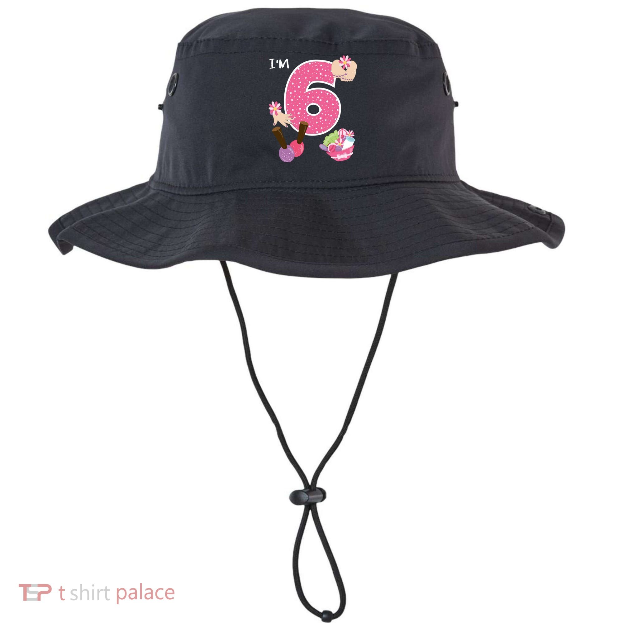 I'm 6 Spa Party Birthday Nail Polish Makeup Birthday Gift Bucket Hat