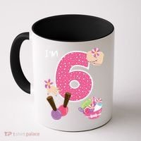 I'm 6 Spa Party Birthday Nail Polish Makeup Birthday Gift Coffee Mug thumb 0