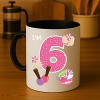 I'm 6 Spa Party Birthday Nail Polish Makeup Birthday Gift Coffee Mug thumb 4