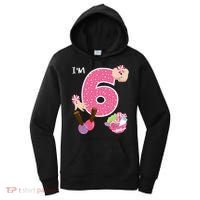 I'm 6 Spa Party Birthday Nail Polish Makeup Birthday Gift Women's Hoodie thumb 0