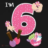 I'm 6 Spa Party Birthday Nail Polish Makeup Birthday Gift Ornament thumb 1