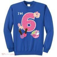 I'm 6 Spa Party Birthday Nail Polish Makeup Birthday Gift Sweatshirt thumb 0