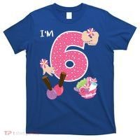 I'm 6 Spa Party Birthday Nail Polish Makeup Birthday Gift T-Shirt thumb 0