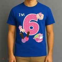 I'm 6 Spa Party Birthday Nail Polish Makeup Birthday Gift T-Shirt thumb 3