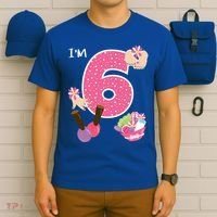 I'm 6 Spa Party Birthday Nail Polish Makeup Birthday Gift T-Shirt thumb 6