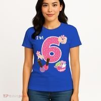 I'm 6 Spa Party Birthday Nail Polish Makeup Birthday Gift Women's T-Shirt thumb 4