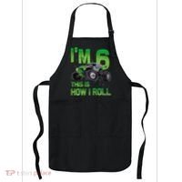 IM 6 This Is How I Roll Monster Truck 6th Birthday Apron thumb 0