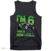IM 6 This Is How I Roll Monster Truck 6th Birthday Tank Top thumb 0