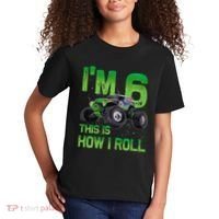 IM 6 This Is How I Roll Monster Truck 6th Birthday Kids T-Shirt thumb 2